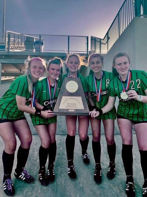 Hardware with your best friends ...every 16 year old high school soccer players dream!  💚⚽️🐉🏆🥇 <a href="/SCLDS/">Carroll Lady Dragon Soccer</a>  <a href="/CarrollHigh/">Carroll High School</a>  #ProtectTheTradition