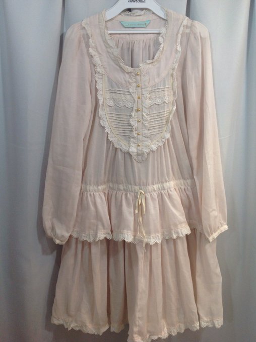 ラッピング対象外 コンペイトウノミツ☆レースのワンピース