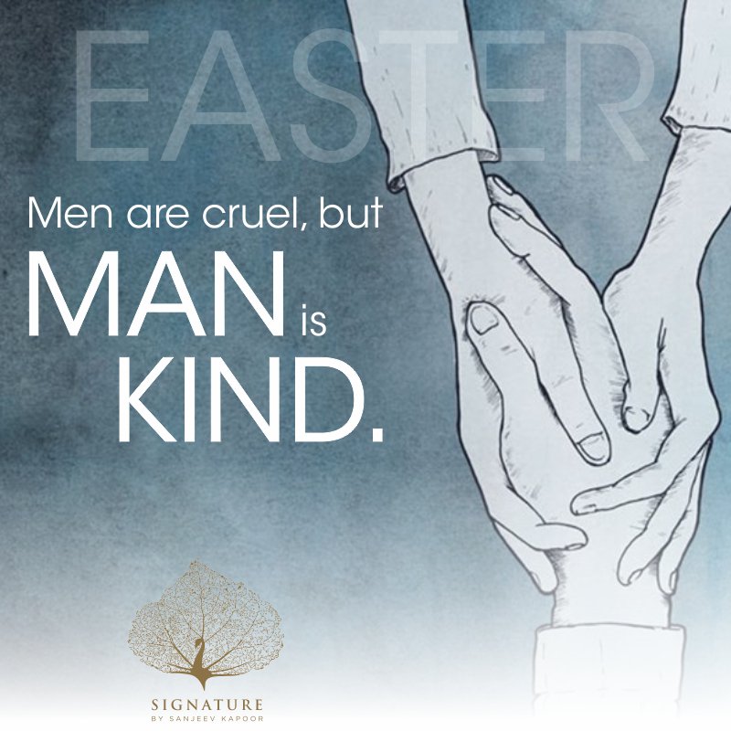 SignaturebySK's tweet photo. Do not let kindness and truth leave you.
#Easter https://t.co/zdyJIjoW8J