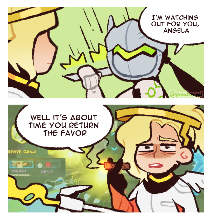 buy her dinner #overwatch #stormrising