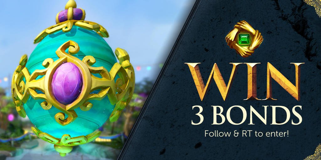 RuneScape's tweet image. #FreeStuffFriday - WIN 3 Bonds as we celebrate another week of Eastertime Fete!! 💰💰💰

Follow &amp;amp; RT to enter. Winner announced Tuesday after the game update.