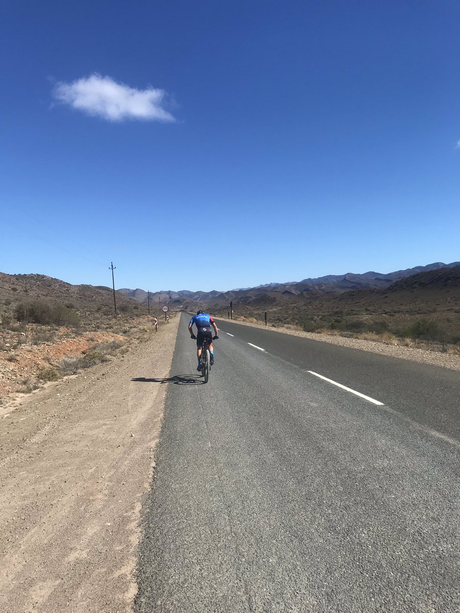 Great day on the mtb <a href="/JakhalsEvents/">Jakhals Events</a> #KarooBattleoftheBikes 145km 1st+kom by <a href="/95marchal/">Marchal</a> 3rd <a href="/DrjacquesC4D/">DrJacques Van Staden</a> #EpicBattle