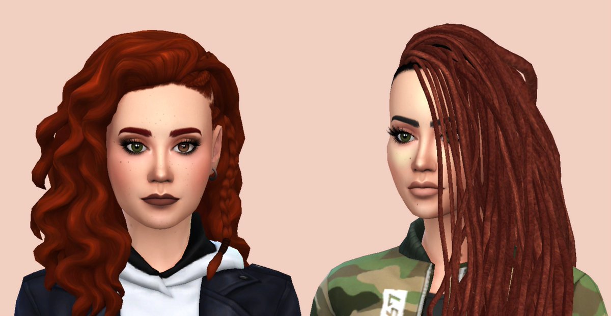 ramboroar's tweet photo. Twin sisters! Not really for any reason...I just think they're super cool 😎🥰 #TheSims4 #CASSims4 #CAS #MaxisMatch @SimsCreatorsCom https://t.co/c6rSWWJItb