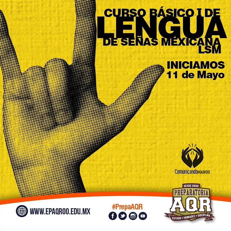 Comunicandomano's tweet photo. En CANCÚN:
Curso de Lengua de Señas Mexicana.
Duración: 20 horas. https://t.co/hJxLPzdIcN
