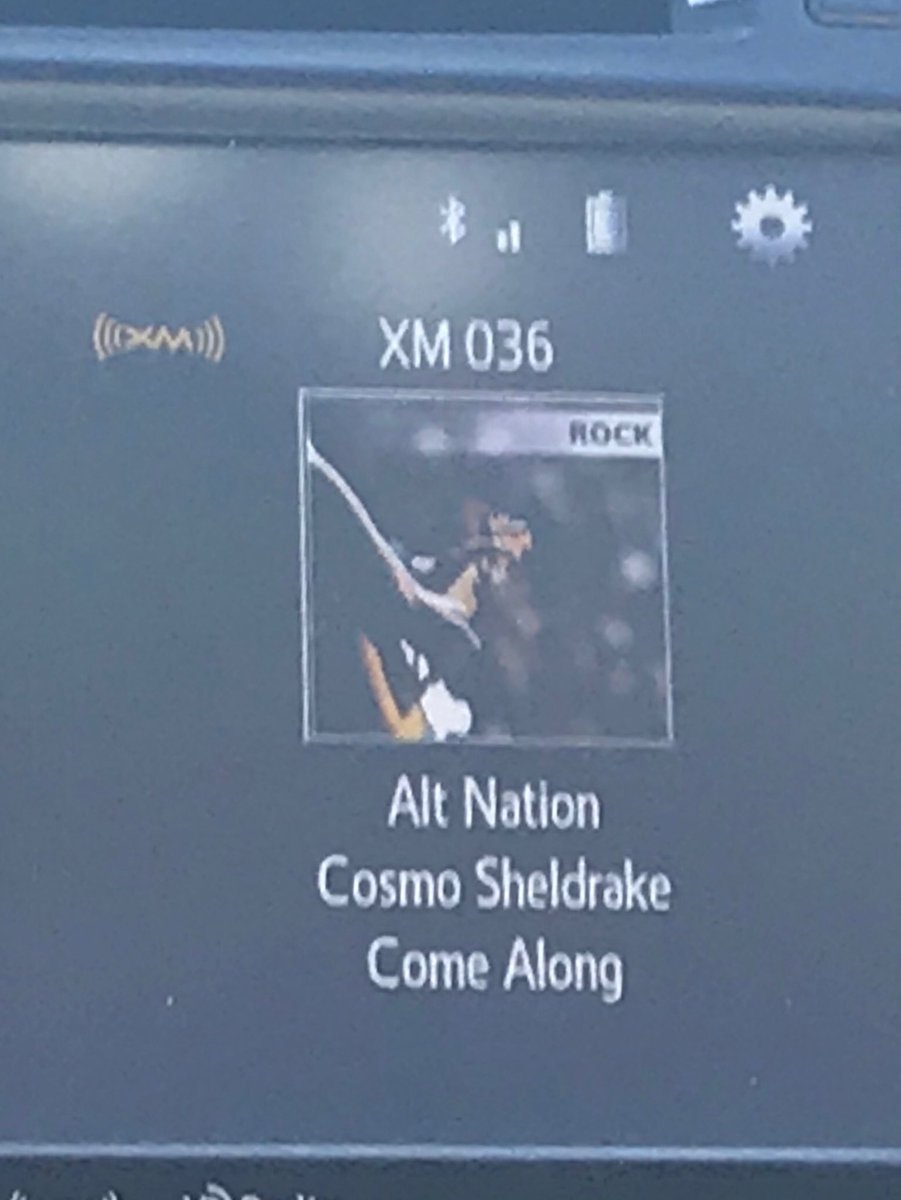 Sljstreet's tweet photo. What a thrill to hear the fabulous &amp; talented ⁦@cosmosheldrake⁩ on ⁦@altnation⁩ while driving in Oklahoma!!👏👏I’ll be following the crowd and downloading Come Along 😊 https://t.co/3N4MWWdDWw