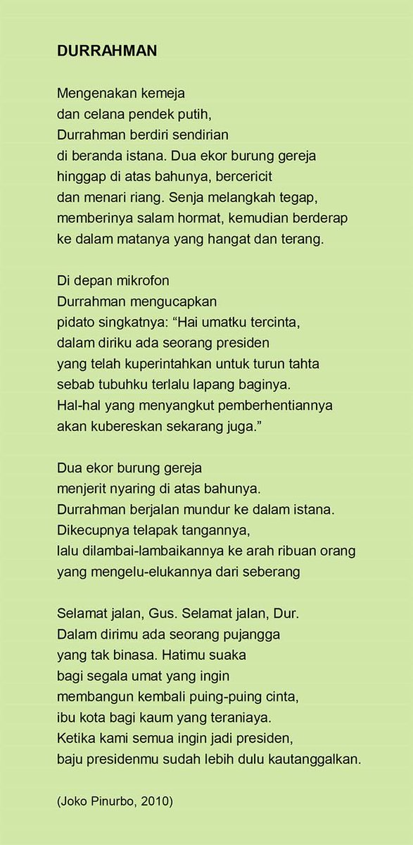 jokopinurbo's tweet photo. Terkenang Gus Dur https://t.co/6mxSQ5czqw