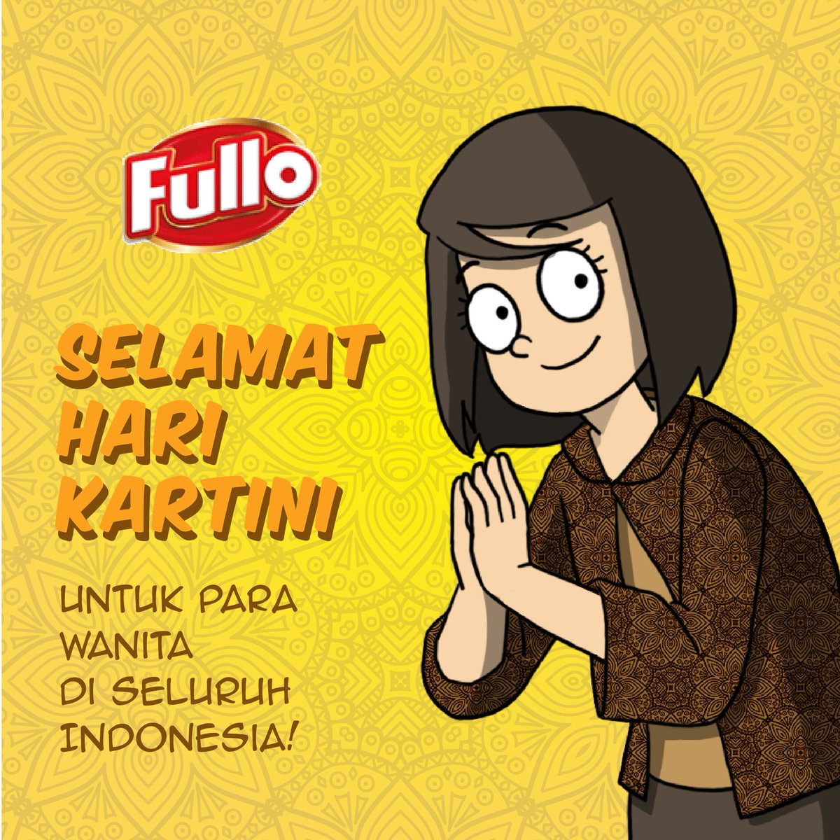 FULLO_'s tweet photo. Ibu kita Kartini~
Putri sejati~
Putri Indonesia~
................
ayo lanjutkan Fullovers!!
Selamat Hari Kartini!!
-Poppy https://t.co/rMFj8Qu3bu
