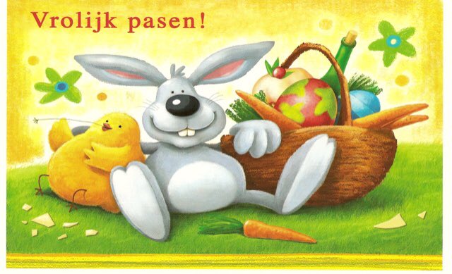 Almeerse's tweet photo. Vrolijk Pasen gewenst. Maak er een mooi en zonnig lang weekend van. 🐥🐣🐥🐣🐥🐣 https://t.co/33xPr6IkSp