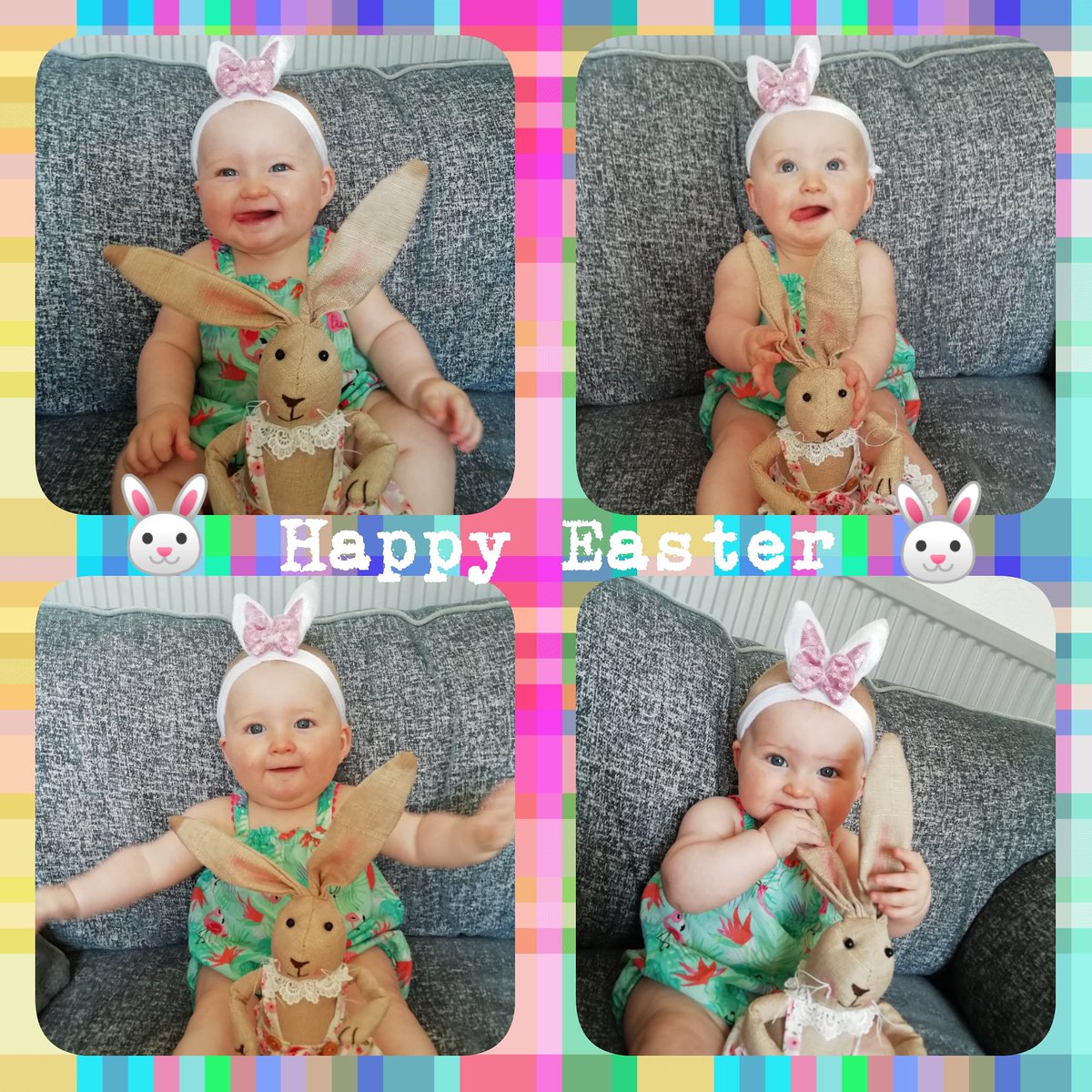 BeckyHewitt22's tweet photo. Our little Easter Bunny @BenHewitt_10 https://t.co/XCfwhumUrd