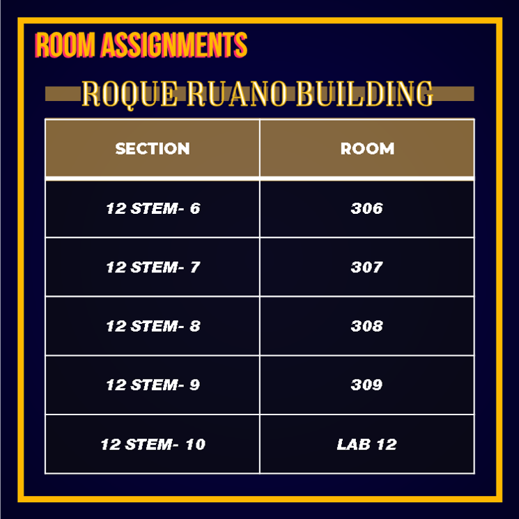 ustshsstemsoc's tweet photo. ‼️Grade 12 STEMasinos‼️
Here is the schedule and room assignments for the upcoming final examinations. One last push, whatever it takes. God bless!
#OneSTEMForward 🖤💛
2/4 https://t.co/05akPjl14a