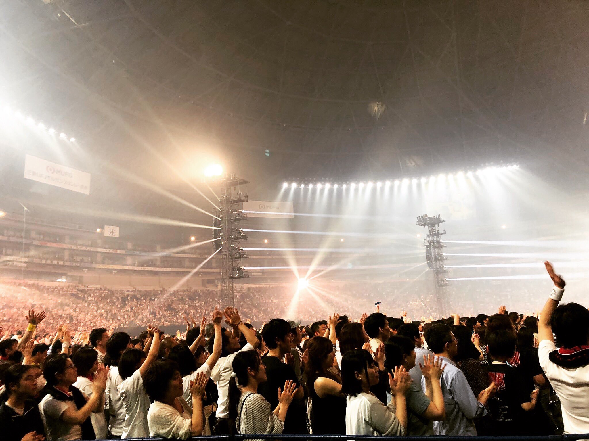 湖南 剛志 Thank You Fukuoka It Was A Fun Two Days Let S Meet Again Next Is Sapporo Dome Mr Children Dome Tour 19 Against All Gravity At 福岡ヤフオク ドーム Mrchildren ミスチル Againstallgravity