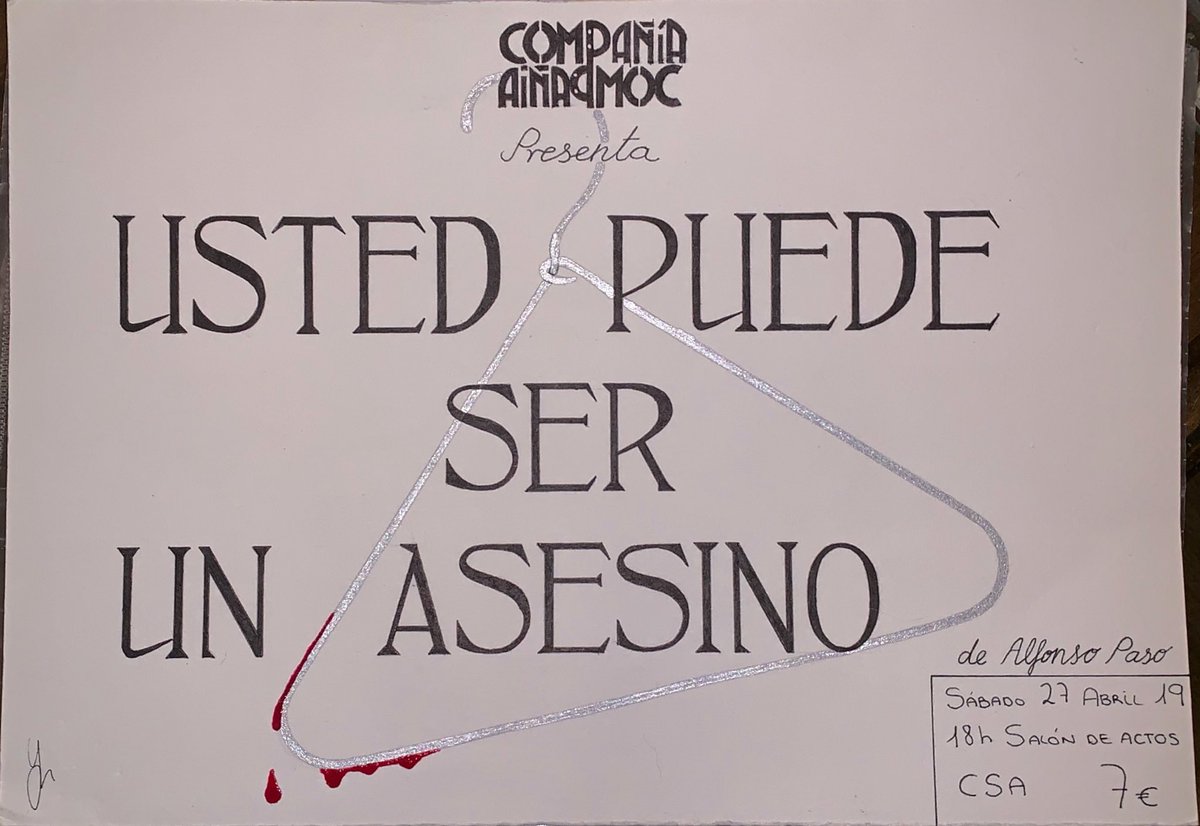 ainapmoc's tweet photo. Estrenamos el sabado 27, a las 18:00 en el colegio san agustín. ¿Te lo vas a perder? #AiñapmocOriginal https://t.co/PqJV90oV16