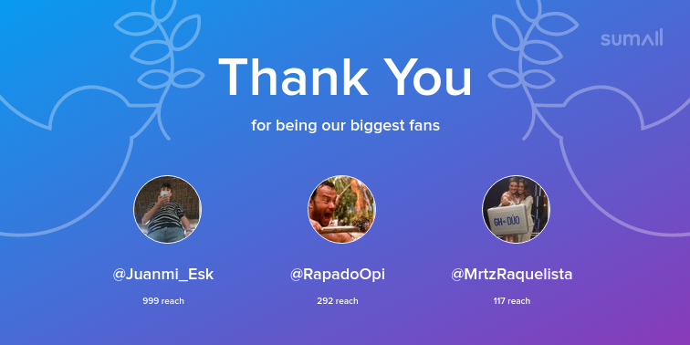 MuebleGH's tweet photo. Our biggest fans this week: @Juanmi_Esk, @RapadoOpi, @MrtzRaquelista. Thank you! via https://t.co/ufDxtGBT6W https://t.co/40NBp1dyu5