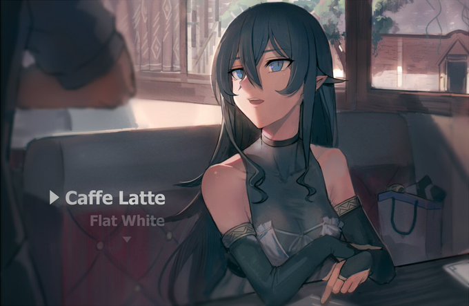 「カフェラッテ二つ、あとは…」 