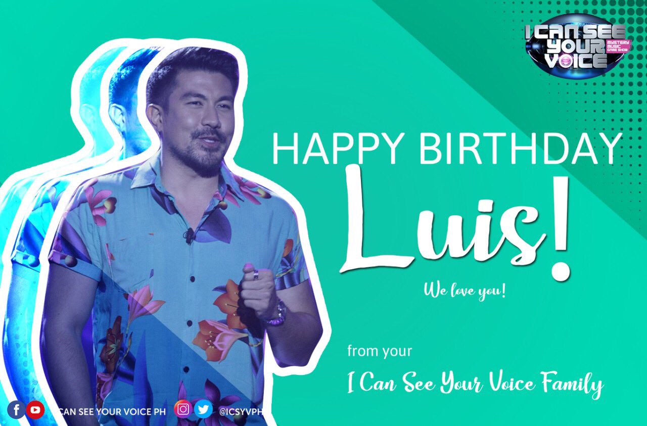 Happy Birthday, Luis Manzano!!! We love you   
