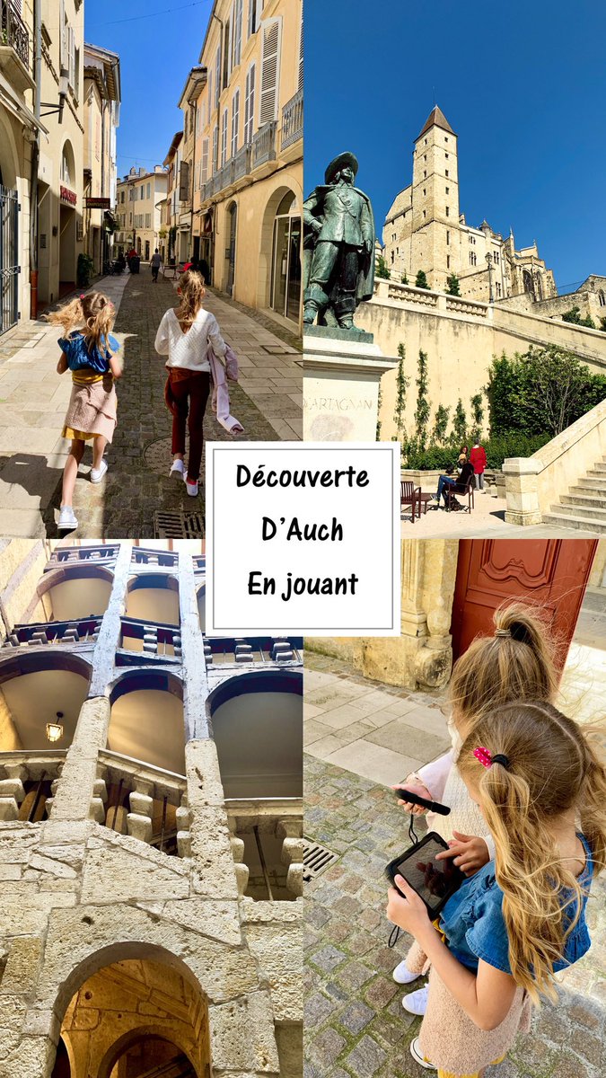 TeamBallet's tweet photo. Hier nous avons eu le plaisir de découvrir #Auch en jouant au jeu « Explore Auch » disponible sur smartphone et tablettes. Vous pouvez également trouver des tablettes à l’office de tourisme de @TourismeAuch 
Un moyen ludique de découvrir la ville ! #effetoie #auchtourisme https://t.co/en0kVTYeEQ