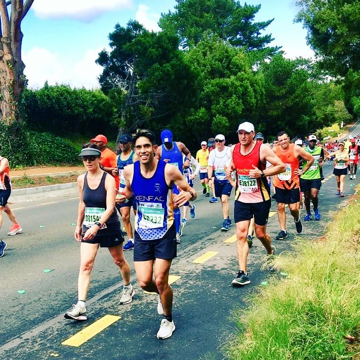ieky10's tweet photo. I completed my first @2OceansMarathon, was definitely tough out there but I completed it, thanks to all for the support #time 6h06 #56km #running #kenfac https://t.co/oKgVSEWpKQ