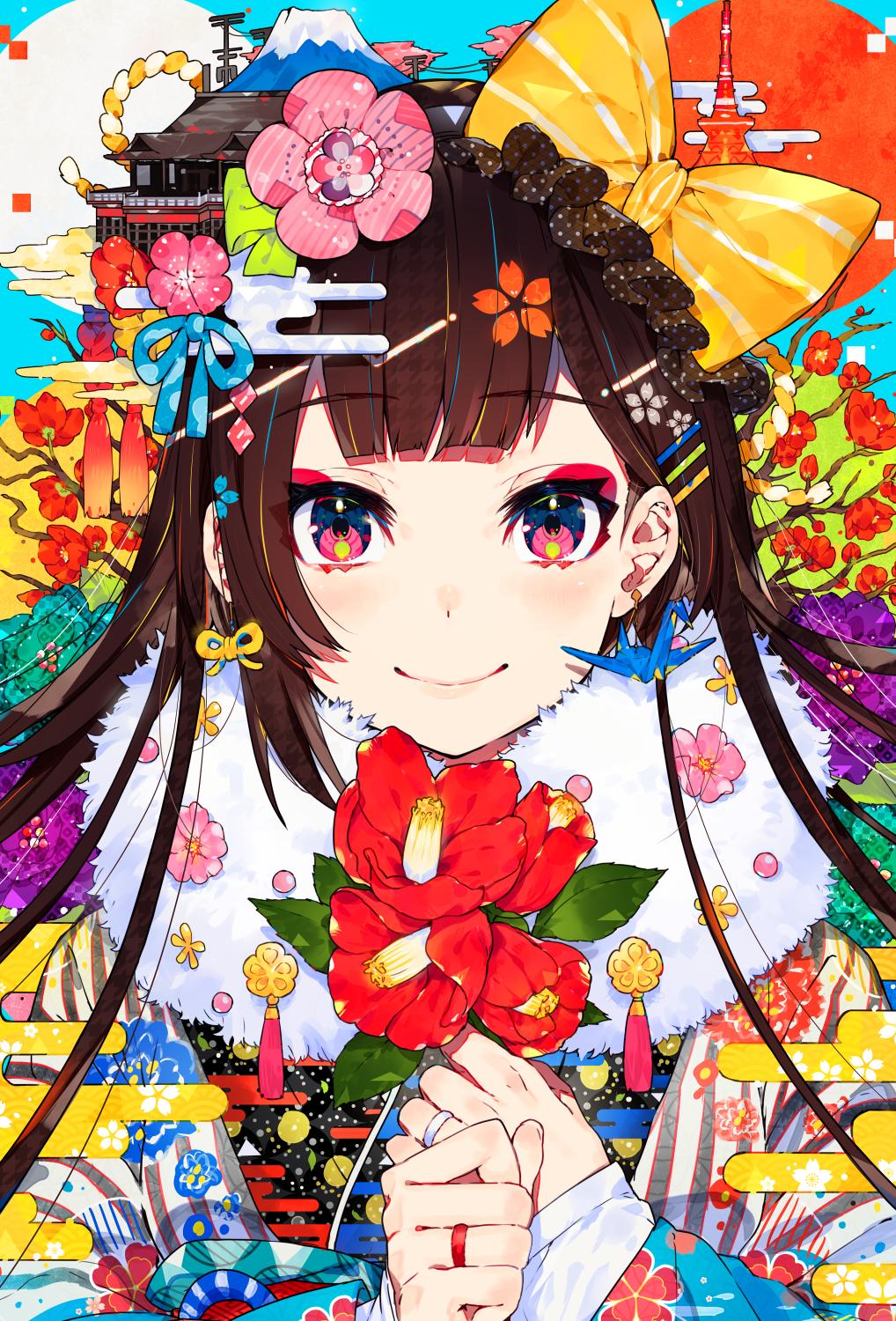 絵師100人展8　mika pikazo　複製原画　色は匂へど 散りぬるを 81EjsJXCpHL._AC_SY200_QL15_.jpg