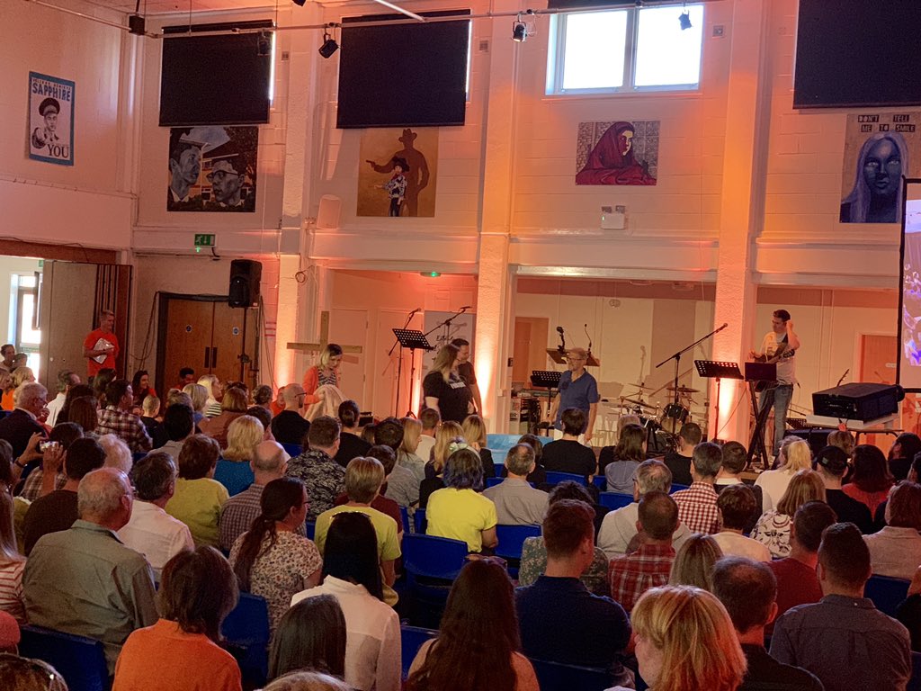 jasonclark's tweet photo. Six baptisms, six new Christians. Precious stories of new life in Jesus at our Easter Sunday service #HeIsRisen #vcuki #suttonvineyard https://t.co/9dLHFfStoy