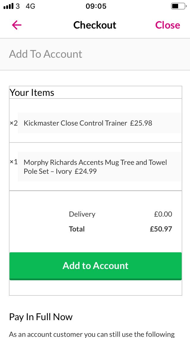 tanitathomas's tweet photo. @VeryHelpers I’m trying to order these items and use code N9MKE but it won’t let me, do you know why this might be it’s spend £50 get £20 off  thanks xx https://t.co/Q2lcLCKqaZ