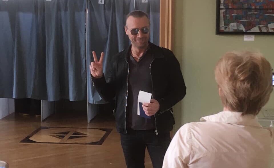 Олег Винник обирав президента в несподіваному місці