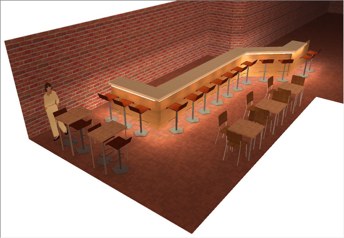 ColorDeluxeTw's tweet photo. DIALUX - The Best way to design a BAR - Proyectos de iluminación y decoración en 3D #iluminacionledmerida #arquitectura #iluminacionmerida #diseñodeiluminacionextremadura #buycorviledlight #dialuxevo #estudiodeuliminacion #coadeextremadura https://t.co/ogM7aQnR82