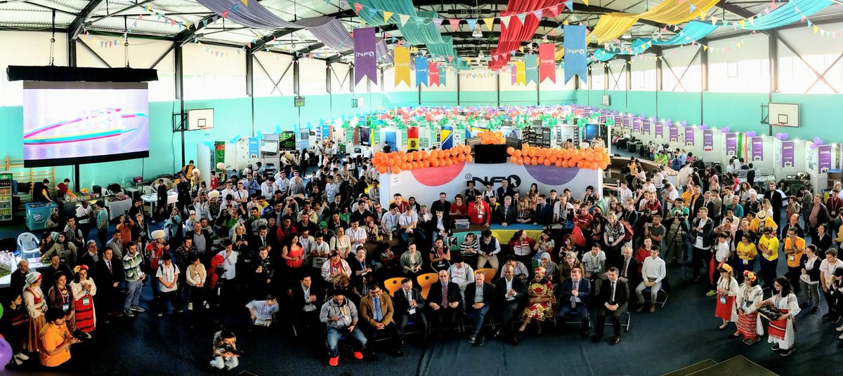 #Infomatrix2019 World Finals has officially started. Incredible projects, mesmerizing traditional costumes and souvenirs, international atmosphere are awaiting you at <a href="/ISBRomania/">ISB Romania</a>