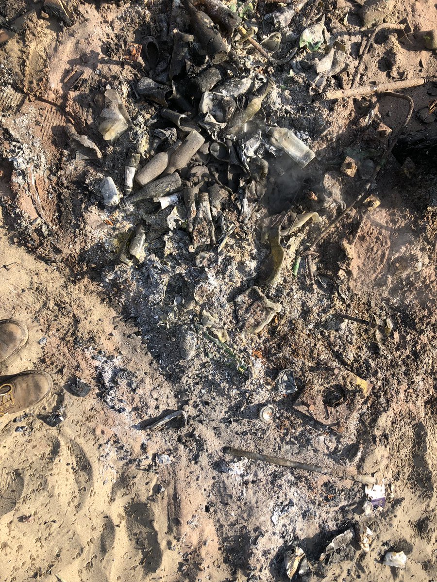 So, we had a break in last night and some youths have burned around 10 of our deckchairs worth around £500. It was to the south end of the beach if anyone saw or knows who it was we will offer £200 for any info. Happy Easter