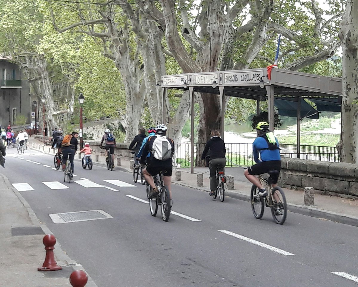 Veloshow c'est parti ☺👍#paysdesommieres #gardtourisme #voieverte