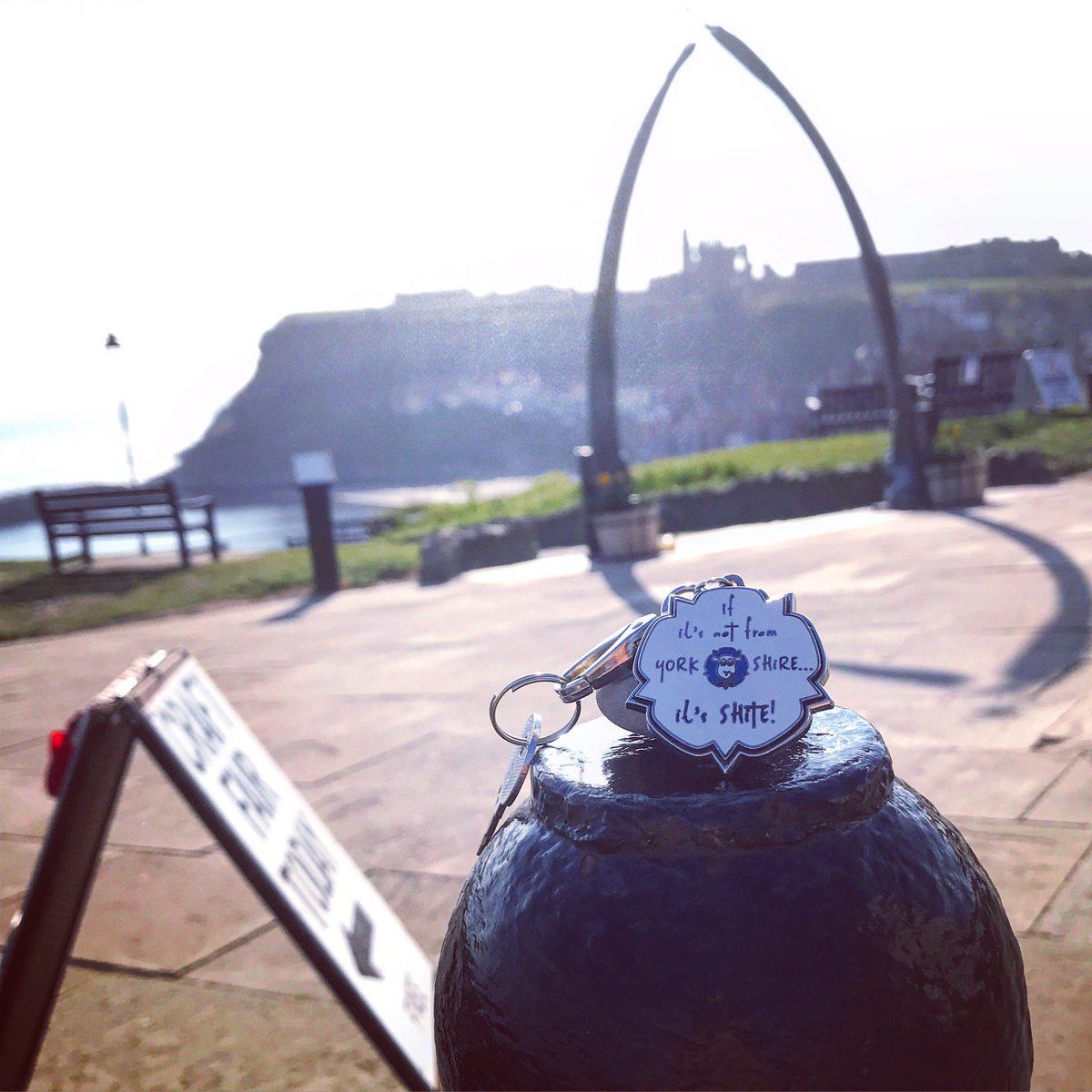 Happy Easter from the glorious sunny Yorkshire coast 😎 Day 2 for us at Whitby Pavilion with the Dippy Craft Fair. If you’re in the area today pop in and say hello. 50 stalls & free entry #magcessory #fashionaccessory #inspiredbyyorkshire #shite #britishdesign 🇬🇧 #sheep 🐑