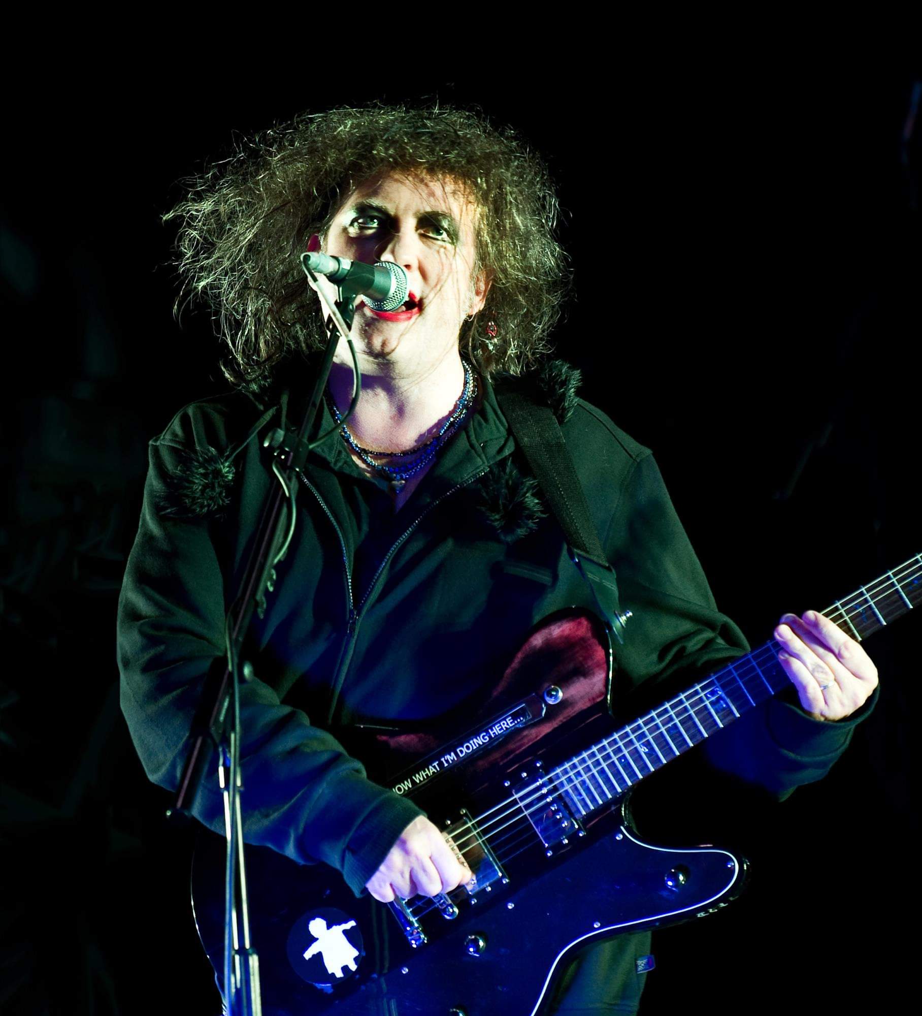 Happy birthday Robert Smith, here\s a picture I took at Bestival once. 