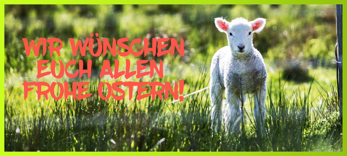 Ein freudiges Osterfest und viel Spaß beim Eier suchen wünschen wir euch! 🐣🐰