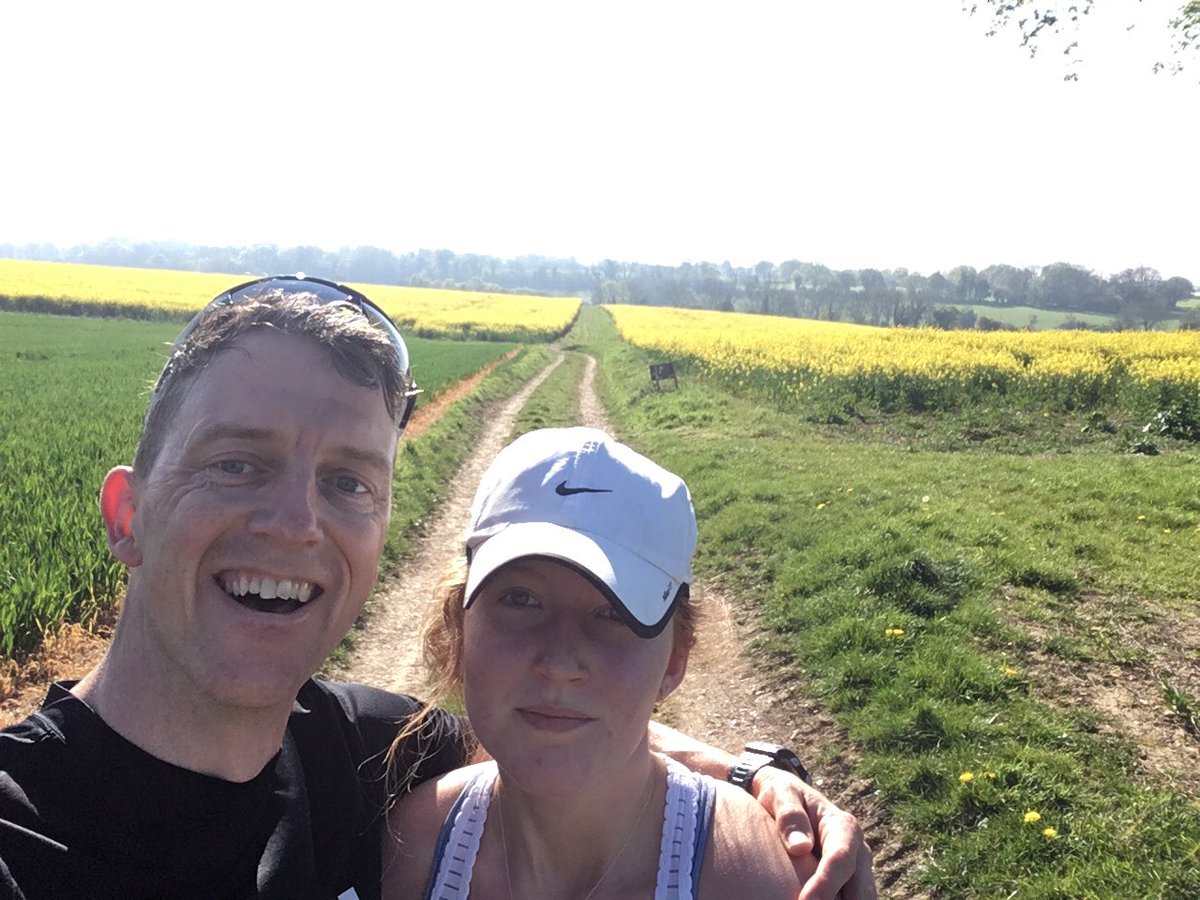 First ever Father &amp; daughter run with the eldest teen. I definitely look happier about it! #goodrun #prouddad #teenpower