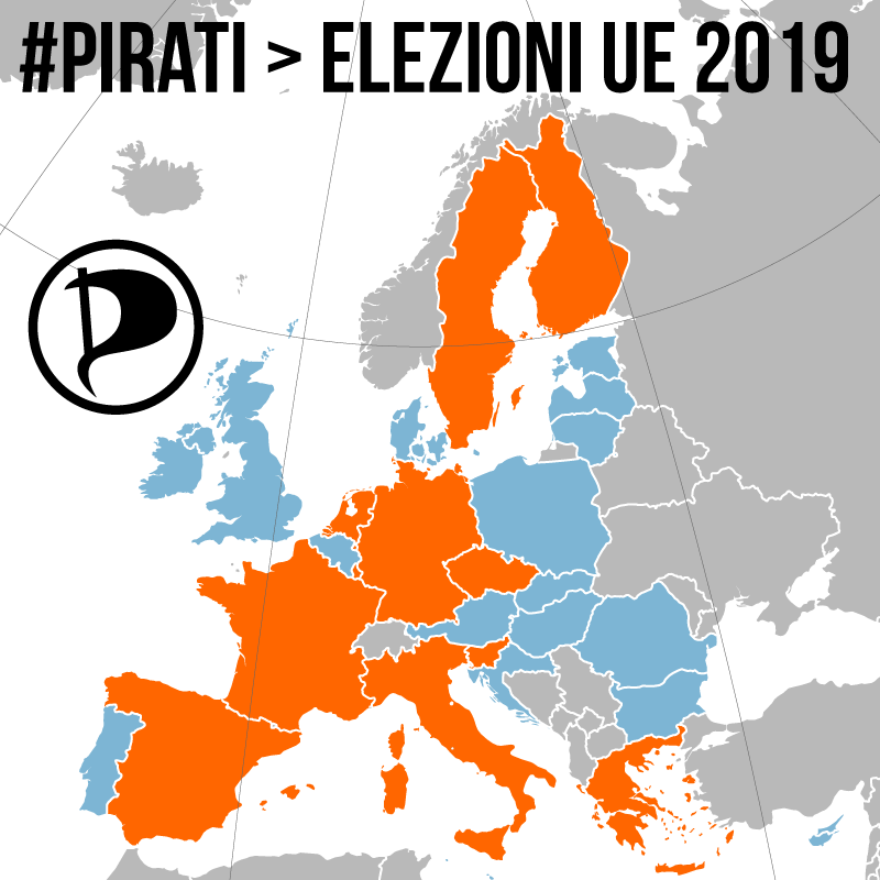 Il Partito Pirata è transnazionale. Alle elezioni europee 2019 saremo presenti in 9 paesi: Repubblica Ceca, Finlandia, Francia, Germania, Grecia, Italia, Lussemburgo, Olanda, Slovenia e Svezia oltre che in Catalogna.
wiki.ppeu.net/doku.php?id=pr…
