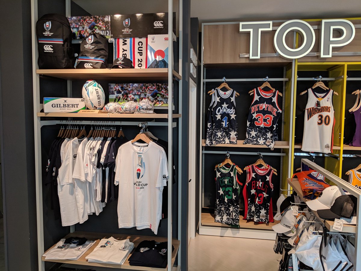 DaveChambers's tweet photo. @RugbyPodcast not a lot in Tokyo, but it's a start on the World Cup stash... https://t.co/N7XHhX50P7