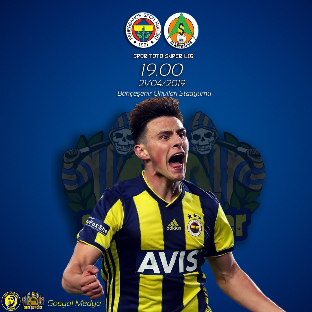 sarigencler's tweet photo. 🔥 MAÇ GÜNÜ!
⚽️ Aytemiz Alanyaspor - Fenerbahçemiz
📍Bahçeşehir Okulları Stadyumu
🕙 19.00
📣 SEVDİK SENİ HER ŞEYDEN ÇOK!
📲 #FenerinMaçıVar https://t.co/ZN3TYhBBVt