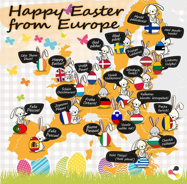 GermanyinGreece's tweet photo. 🐰 Πασχαλινές ευχές από την Ευρώπη! #EasterEU 🇪🇺 https://t.co/HVQBOZdRec