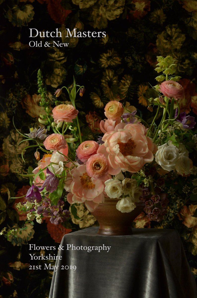SarahSimply's tweet image. The annual class of flowers, photography, fine food and spectacular vessels, with added humour, velvet, lobsters (and a contemporary twist from @snug_gallery ) takes place on 21st May in Yorkshire. #flowerclass, #photography , #contemporaryceramics, #dutchmasters, #yorkshirelife