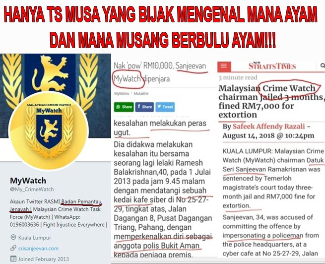 ibrahim91707647's tweet photo. @SanjeevanSS Hanya @TSMusaHassan yang kenal mana AYAM  dan yang mana MUSANG. Sebab tu musang marahkan TSMusa. Dendam membara. https://t.co/bIIRyelmUt