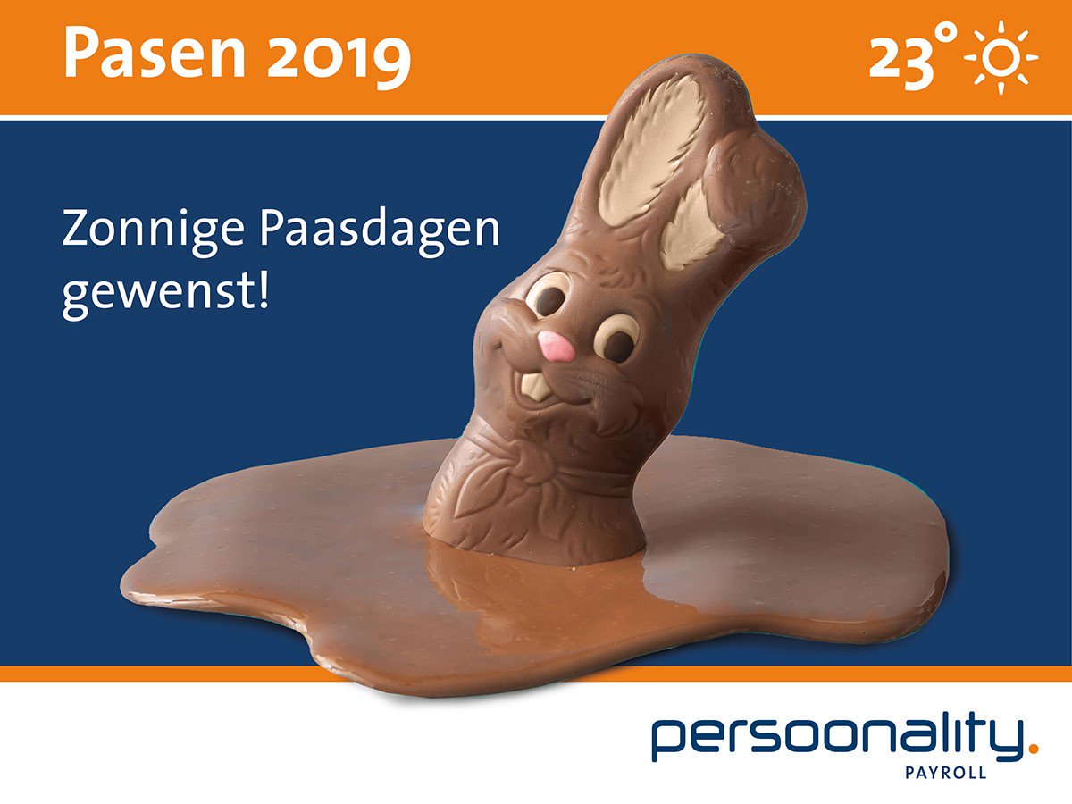 Persoonality wenst u een fijn en vrolijk Pasen. Vergeet vooral niet van de zon te genieten!