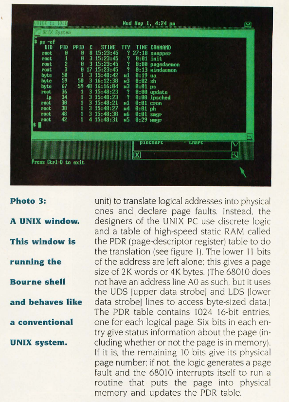When AT&T attempted to market UNIX PC in 1985, BYTE created the