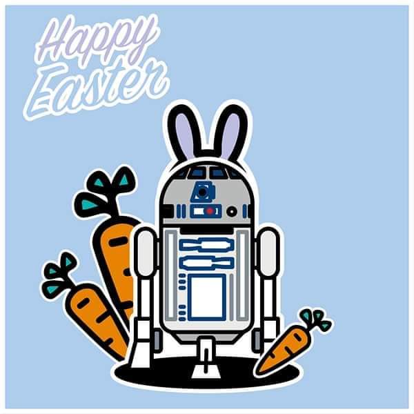 MidRimDroids's tweet photo. Happy Easter to those who celebrate. https://t.co/F41WNFpn0I