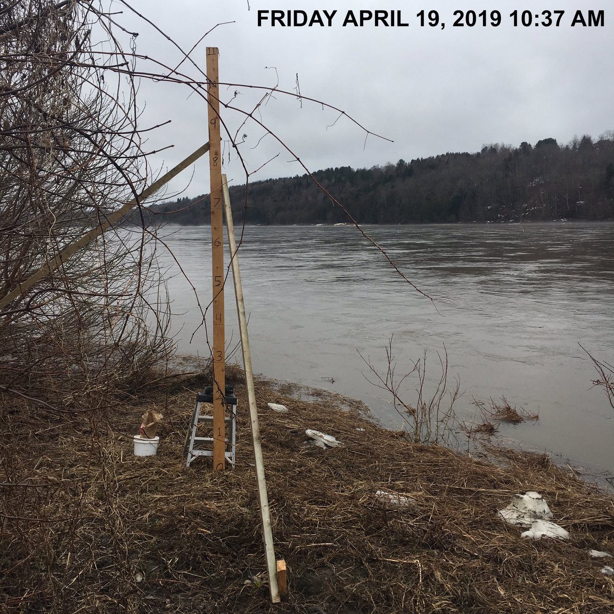 The river is on the rise! It is at 5’-8” this morning. That’a over two feet in the last 24 hours and seven feet in the last 48 hours.
#riverwatch2019 #riverwatch #nbflood2019 #nbflood