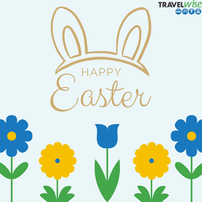 TravelWiseWR's tweet photo. Happy Easter TravelWise followers! 

We are on the hunt for #commuterWR! Tell us your story, how do you move through #waterlooregion in a #sustainable way?  

#wrawesome #kwawesome #activetransportation #bikewr #cyclewr #walkwr #carpoolwr https://t.co/lJ9cAF3c8g