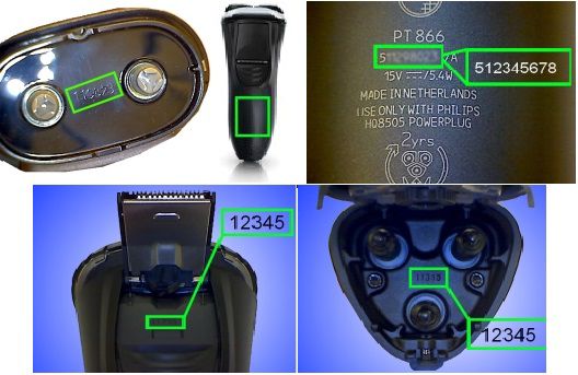 Philips Care On Twitter Thanks For Showing Us Alex You Can Find The Serial Number On The Back Of The Shaver Under The Pop Up Trimmer Or In The Hair Chamber Under The