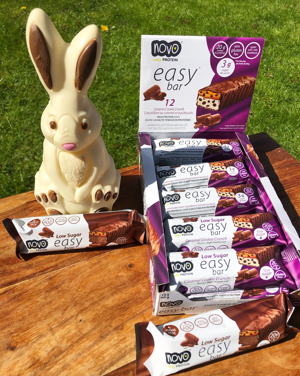 Competition and Happy Easter from myself and the whole @NovoNutrition team ! Simply RT this with a chance to win one full box of the Game Changer 20g Easy Bar ! Good lunch and happy Easter 🐣