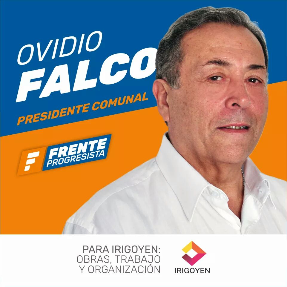 sisantafe's tweet photo. #Irigoyen 👉 Ovidio Falco, precandidato a #PresidenteComunal por el #FrenteProgresista. #ObrasTrabajoYOrganización https://t.co/Hy1ZGglN8M