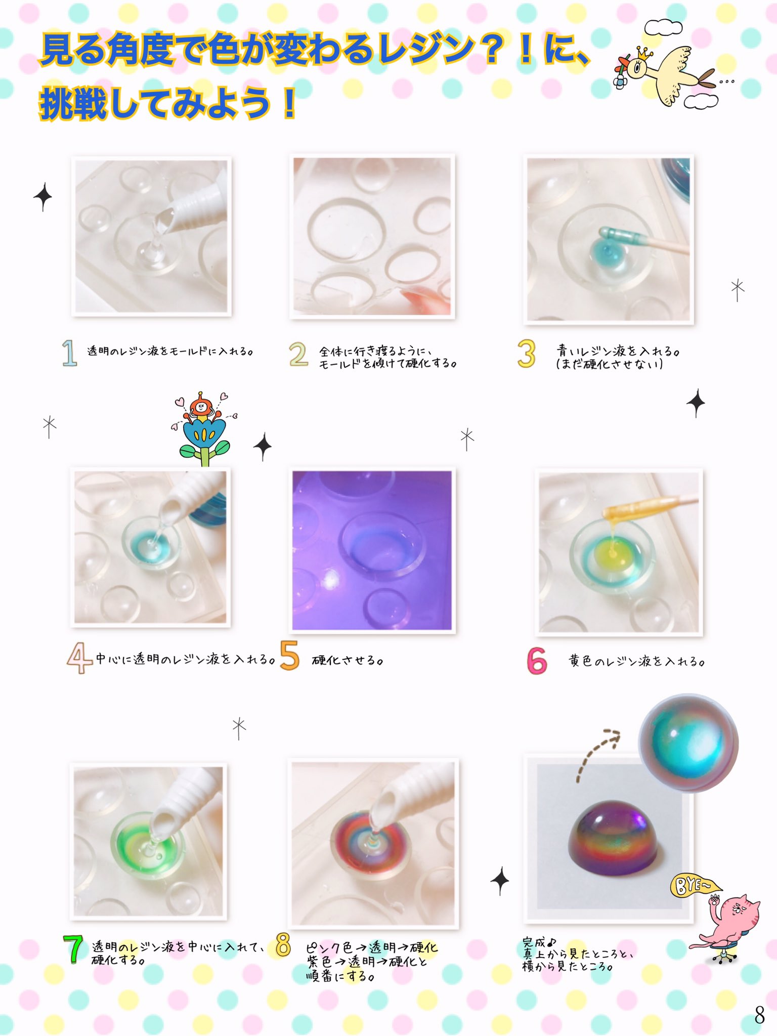 𝘀𝗔𝘀𝗔 見る角度で 色が変わるレジン動画です レシピで作ったものです レジン Uvレジン レジン動画 T Co Rvrn7lvkze Twitter