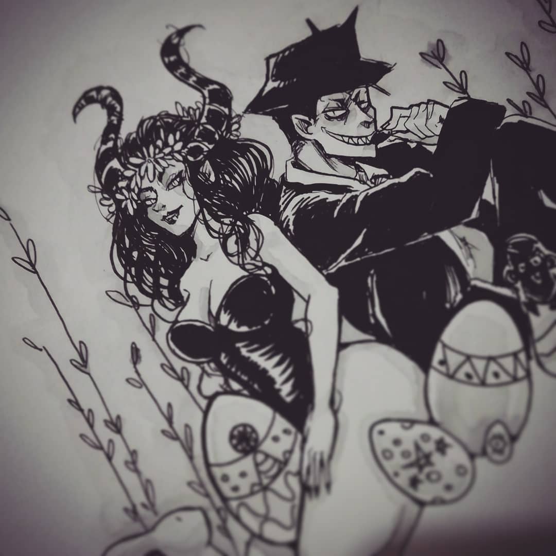 MorellaMorrigan's tweet photo. Hello World! This is my first Twitter post! Happy Ostara day from Devil in A4! #DevilinA4 https://t.co/YXiskeQUjL