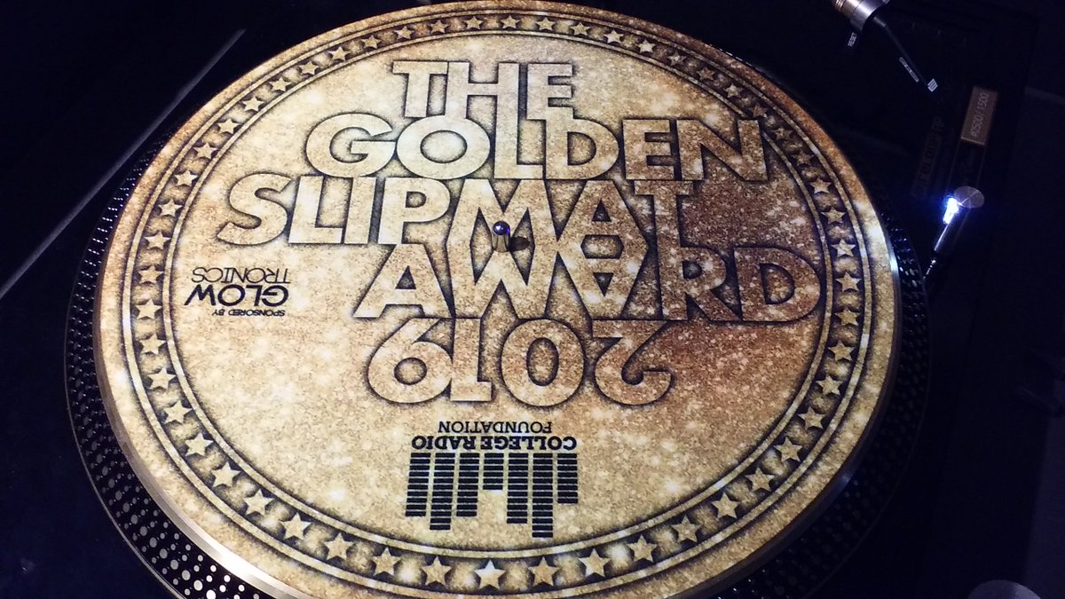 WPSC is honored with the The Golden Slipmat Award for broadcasting nothing but vinyl for 24 hours on Vinylthon 2019. #vinyl #vinylthon2019 #invinylwetrust